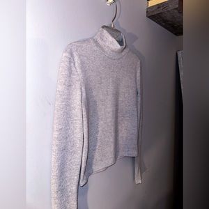 XS grey zara long sleeve high neck sweater